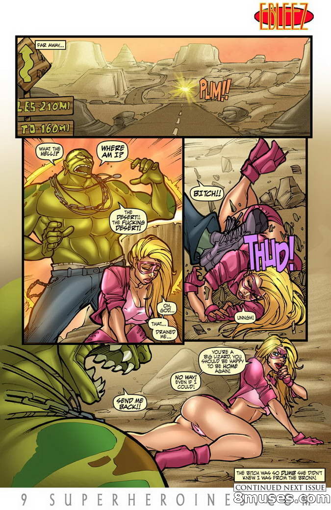 Ebleez Trial of a Heroine (9 Superheroines) page 12
