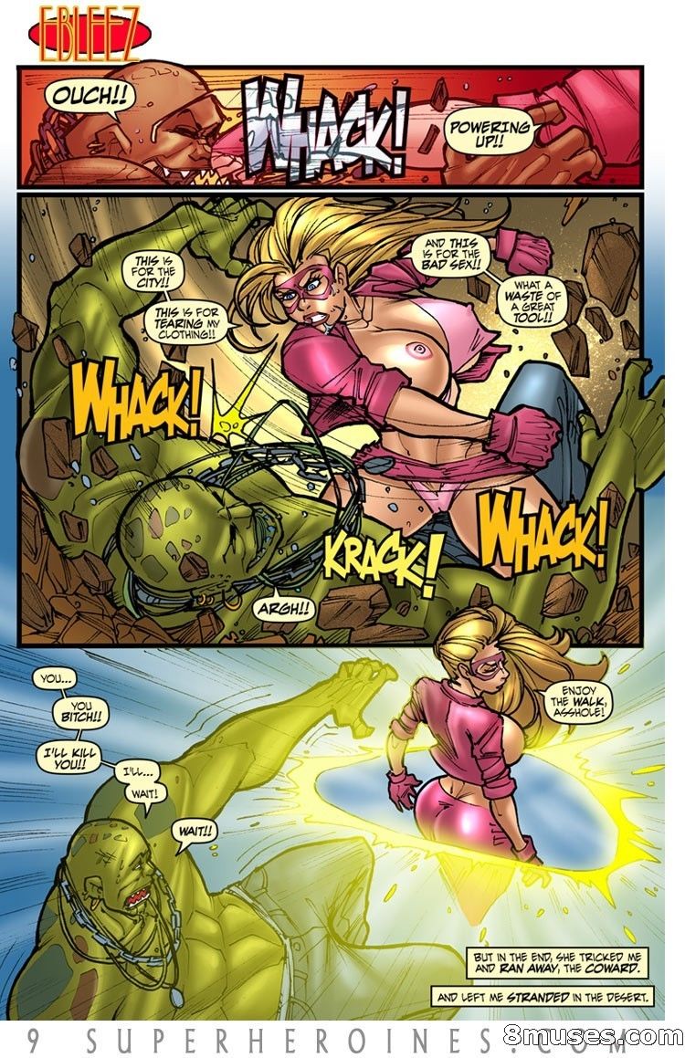 Ebleez Trial of a Heroine (9 Superheroines) page 17