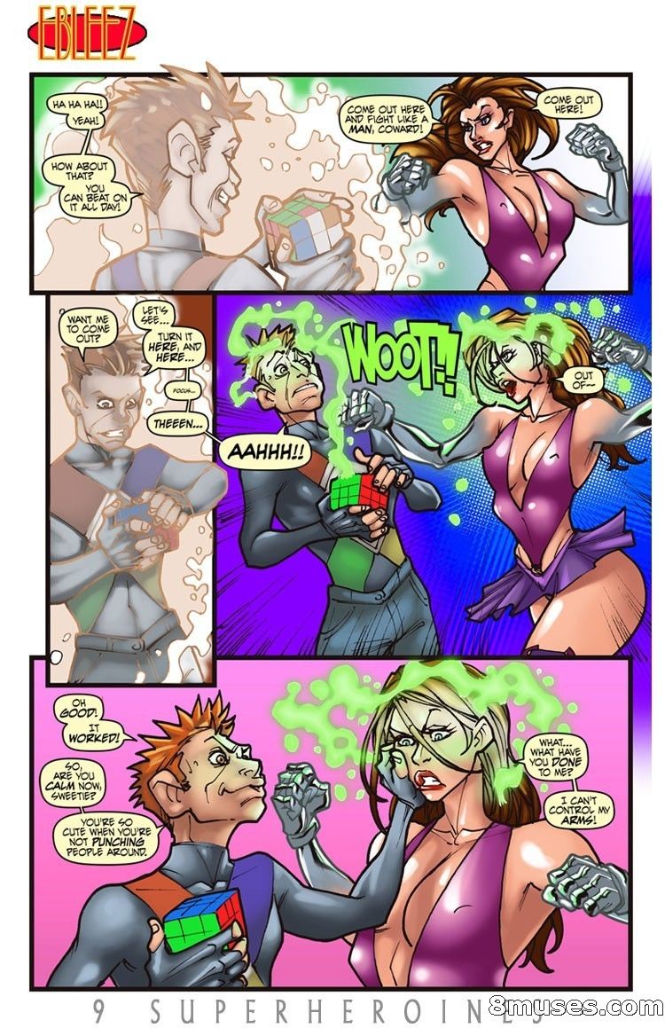Ebleez Trial of a Heroine (9 Superheroines) page 22