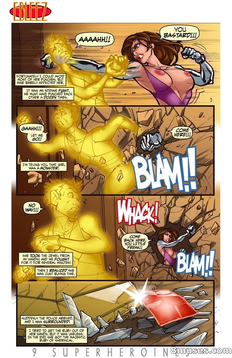Ebleez Trial of a Heroine (9 Superheroines) page 29
