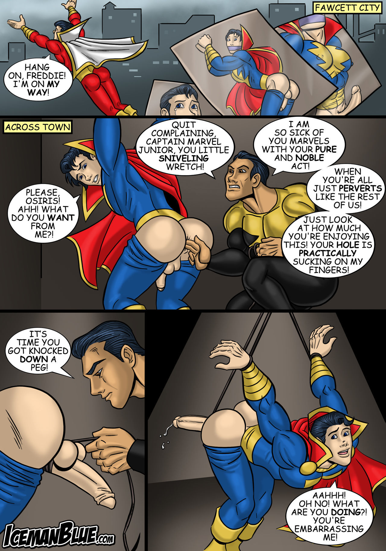 Captain Marvel Jr. (Iceman Blue) page 2