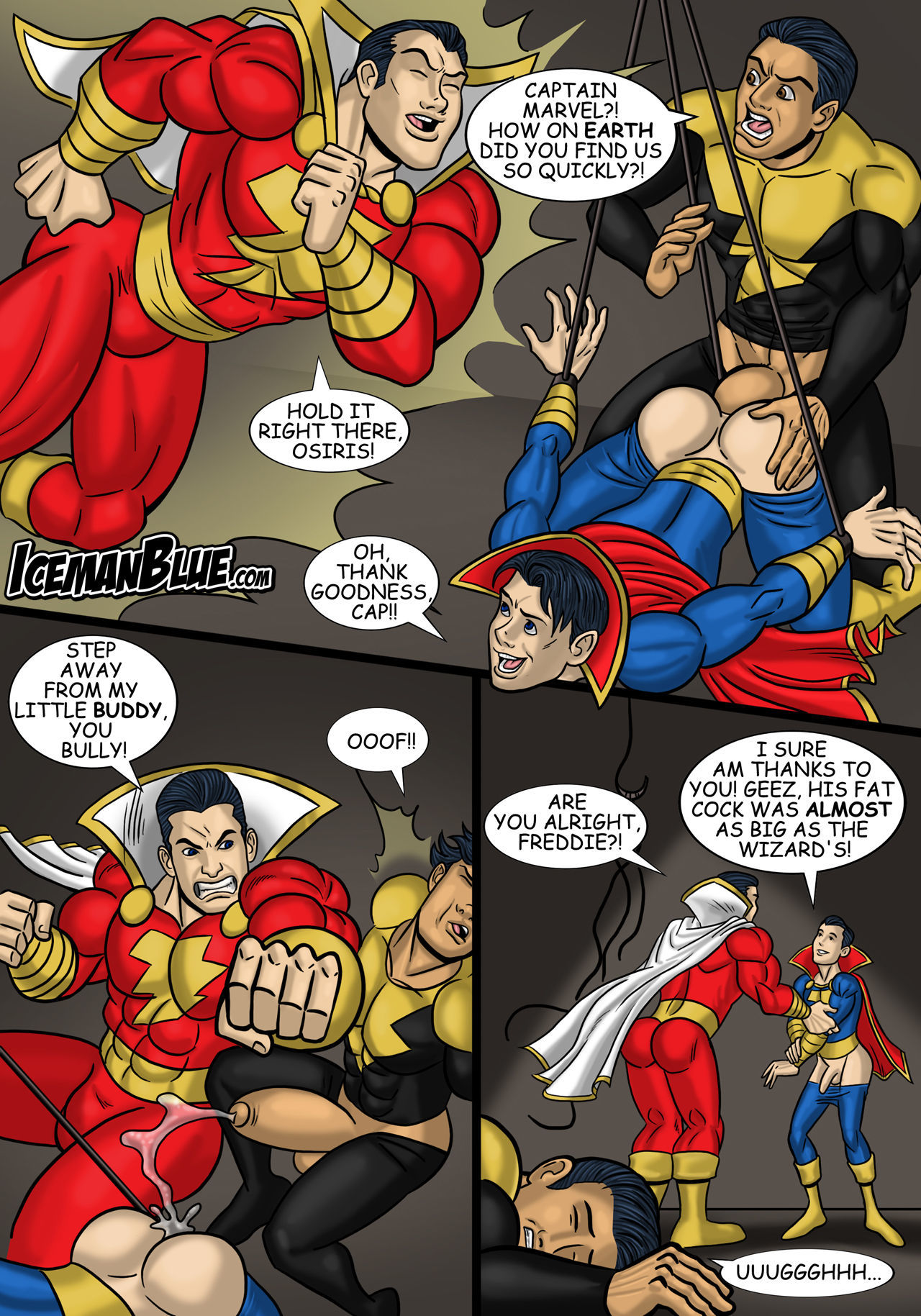 Captain Marvel Jr. (Iceman Blue) page 5