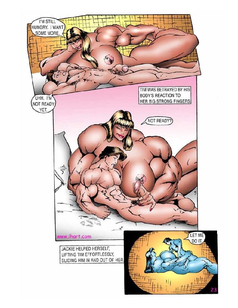 Morphin Madness Muscle Girl page 23