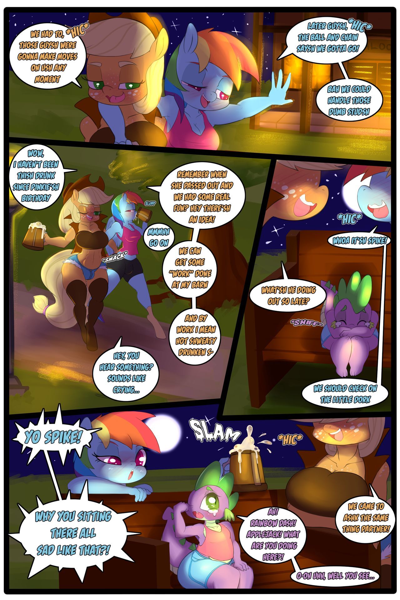 Please! Milk Me! My Little Pony (Saurian) page 3