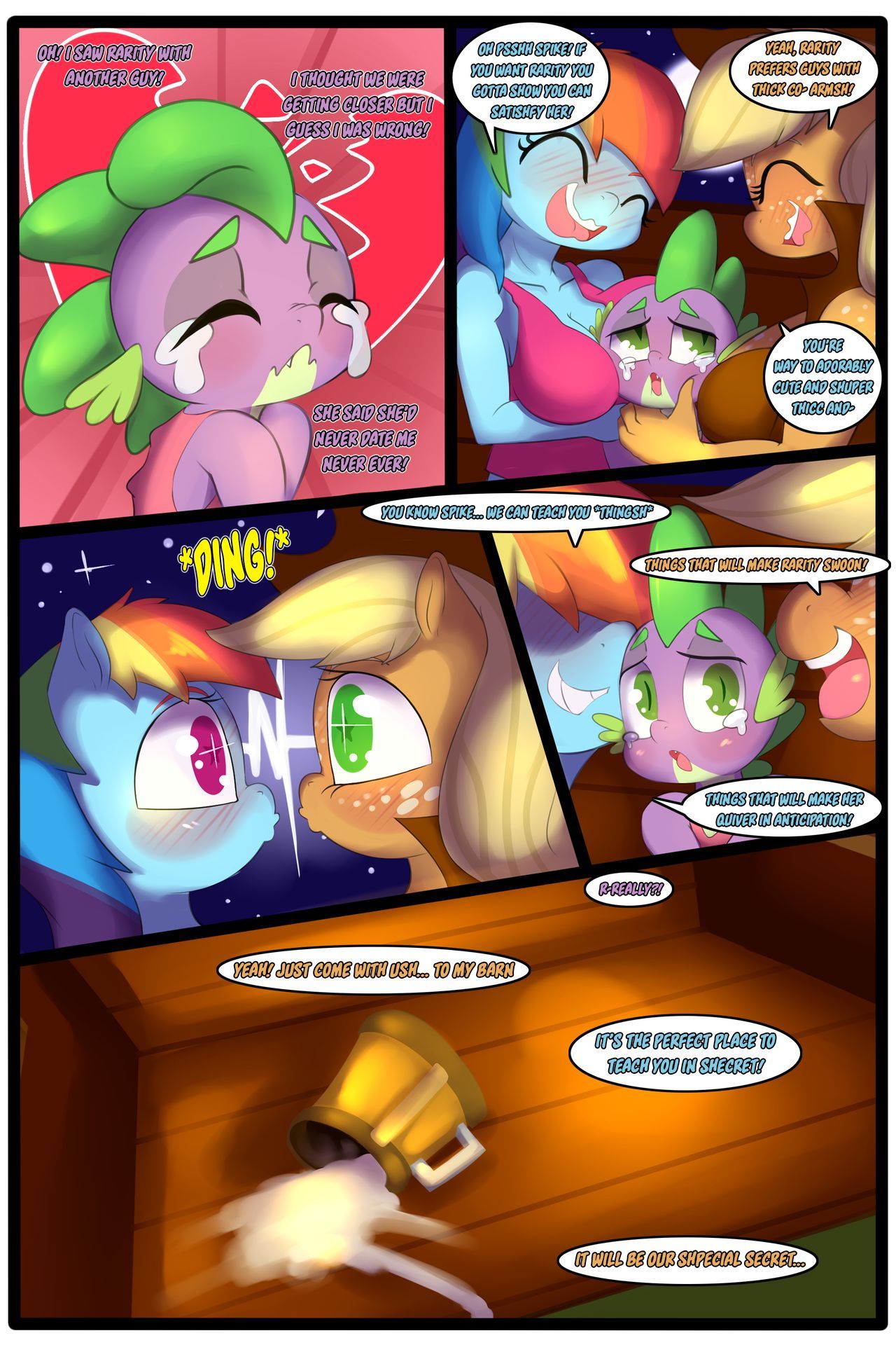 Please! Milk Me! My Little Pony (Saurian) page 4
