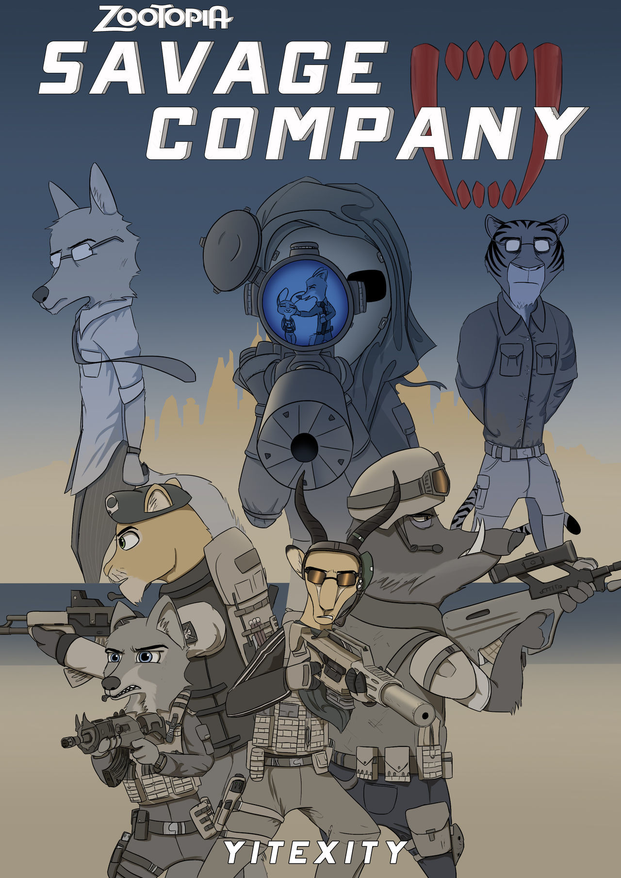 Savage Company: Ch.2 - yitexity [Zootopia] page 1