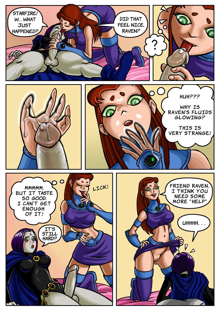 Starfire and Raven Teen Titans (Donutwish) page 4