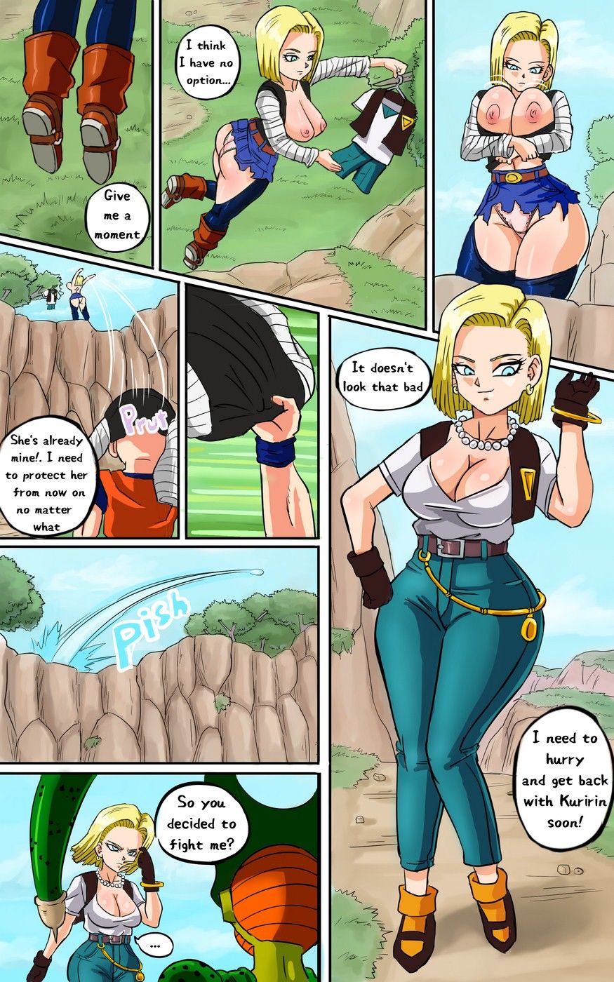 Android 18 meets Krillin (Dragon Ball Z) by Pink Pawg page 7
