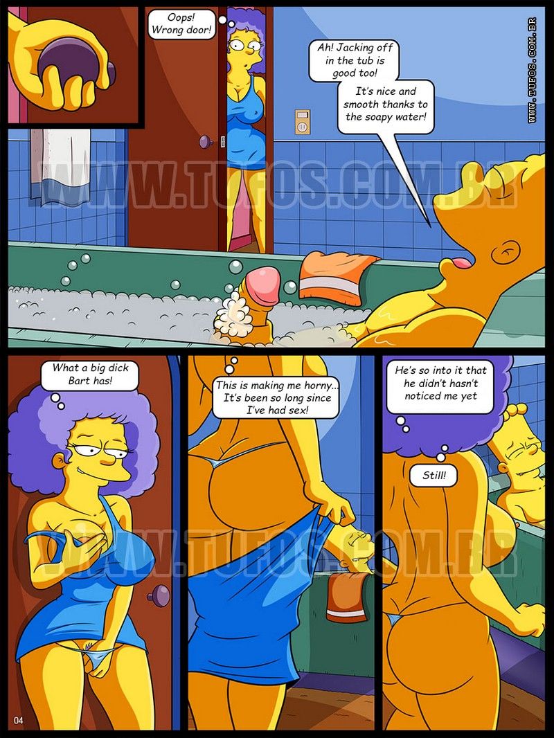 In The Bathtub With My Aunts - The Simpsons 8 Tufos page 4