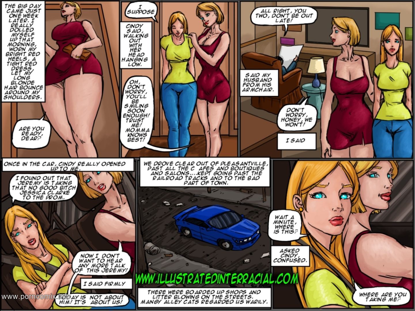 Mother Daughter Day illustrated interracial page 4