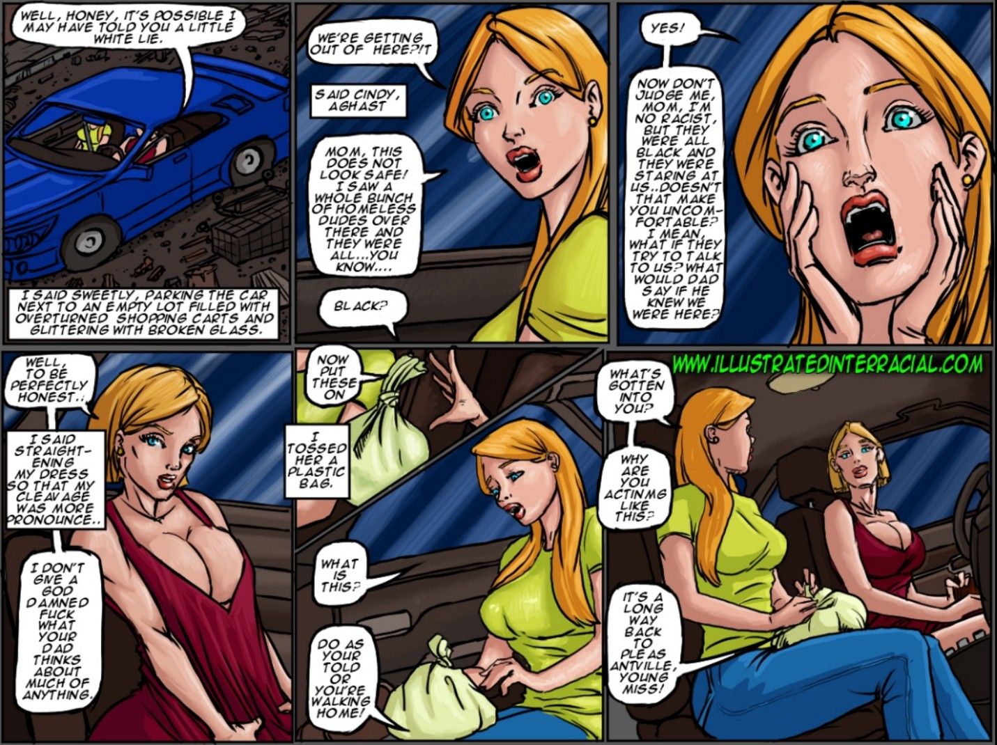 Mother Daughter Day illustrated interracial page 5