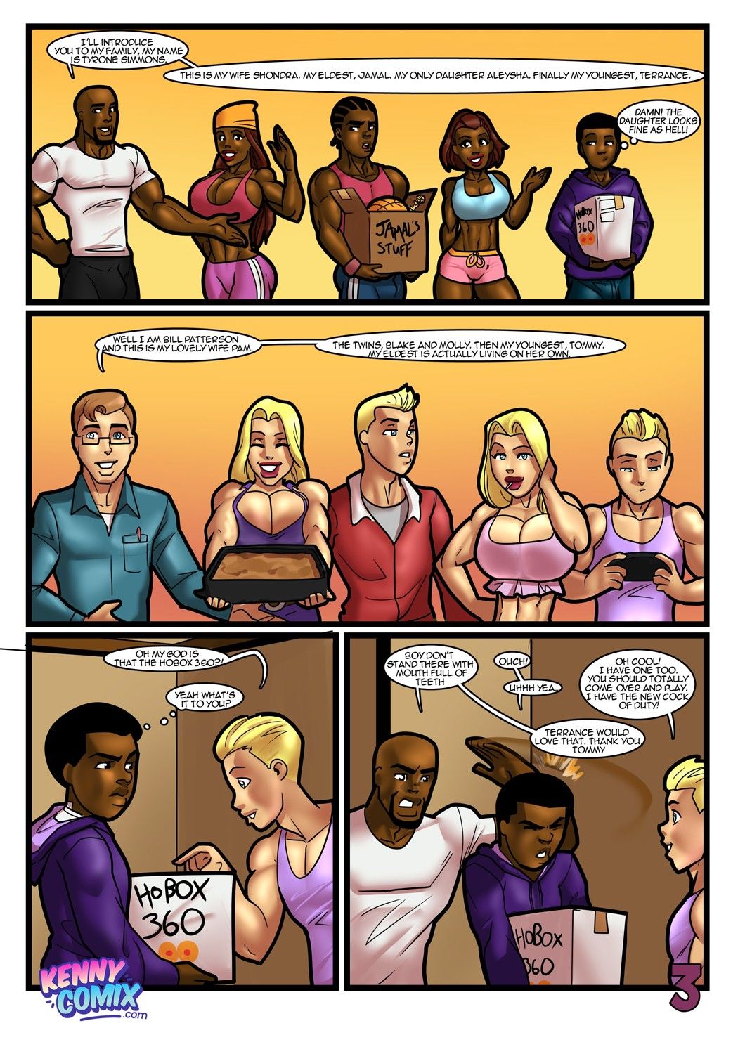 Meet the Neighbors Moving In (Kennycomix) page 4