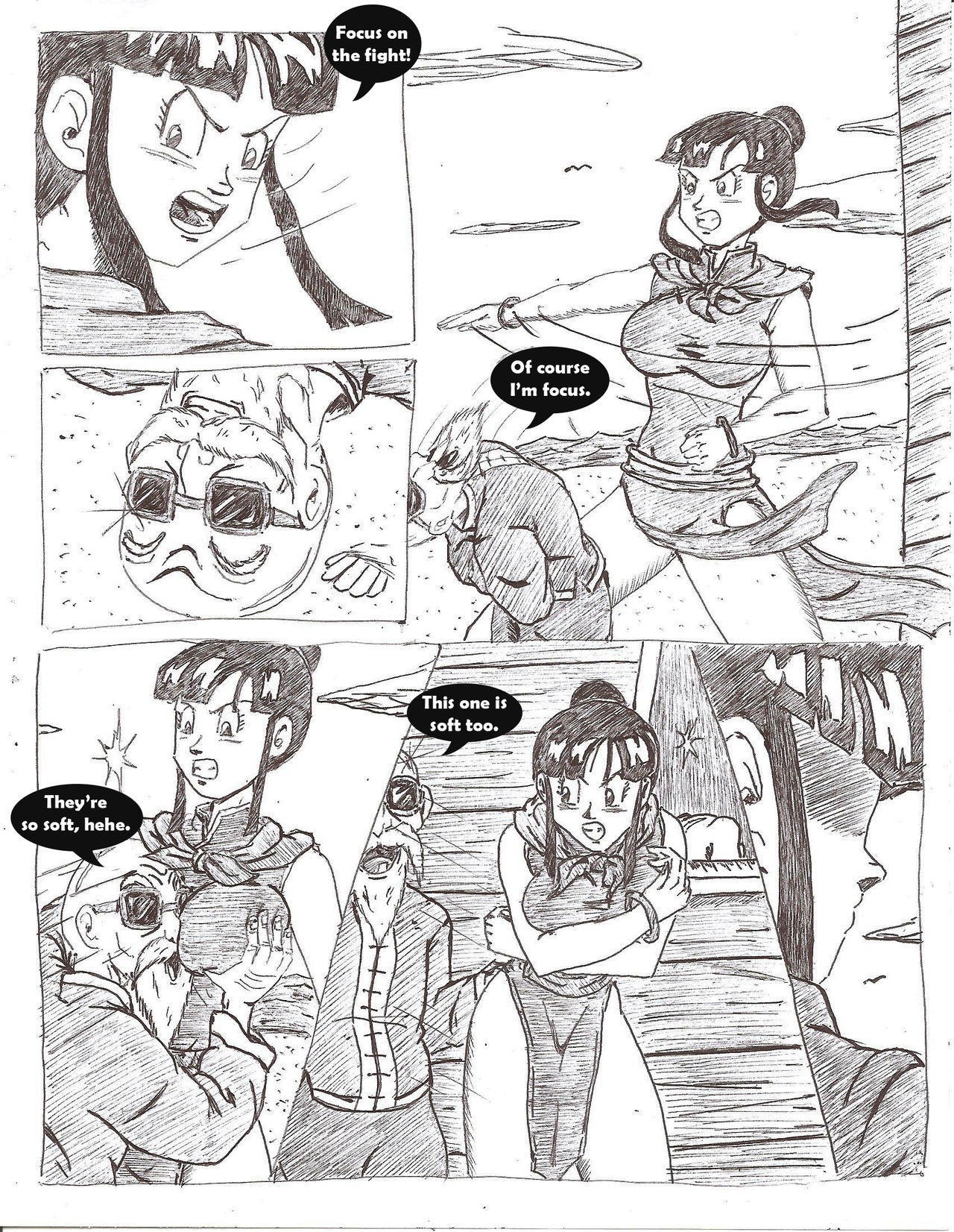 Training of Chichi (Dragon Ball Z) page 10