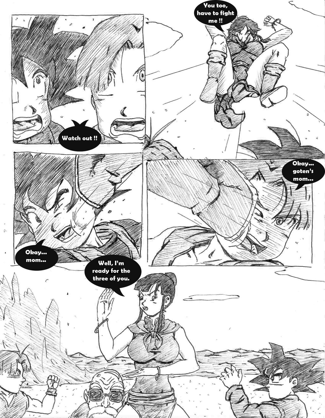 Training of Chichi (Dragon Ball Z) page 12