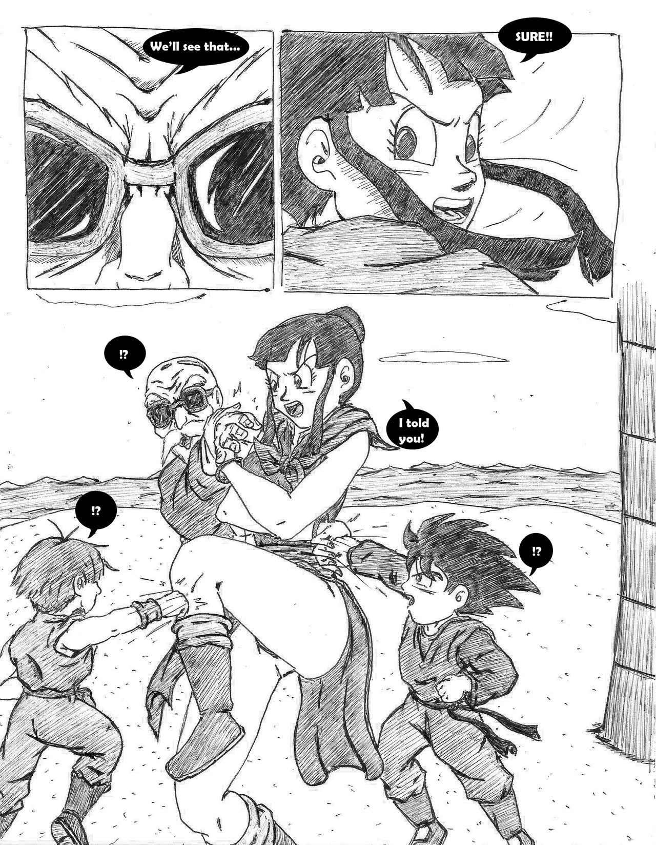 Training of Chichi (Dragon Ball Z) page 13