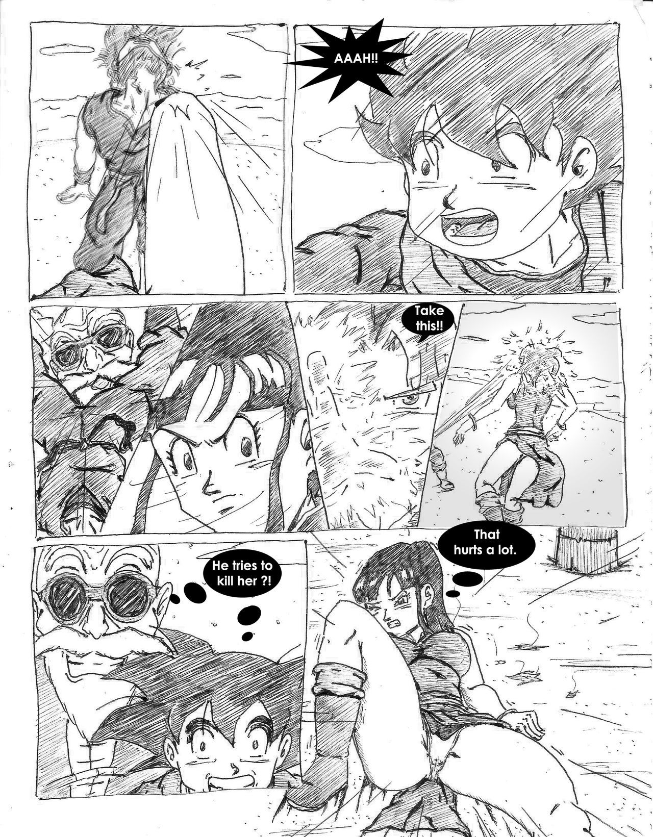 Training of Chichi (Dragon Ball Z) page 14