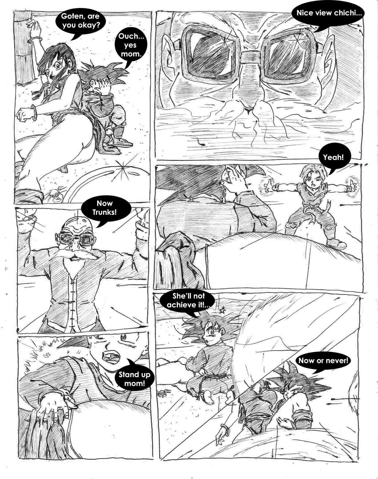 Training of Chichi (Dragon Ball Z) page 17