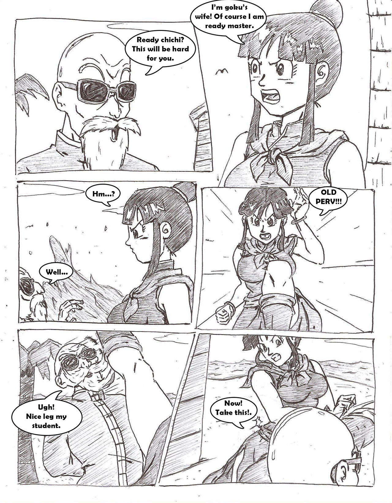 Training of Chichi (Dragon Ball Z) page 8