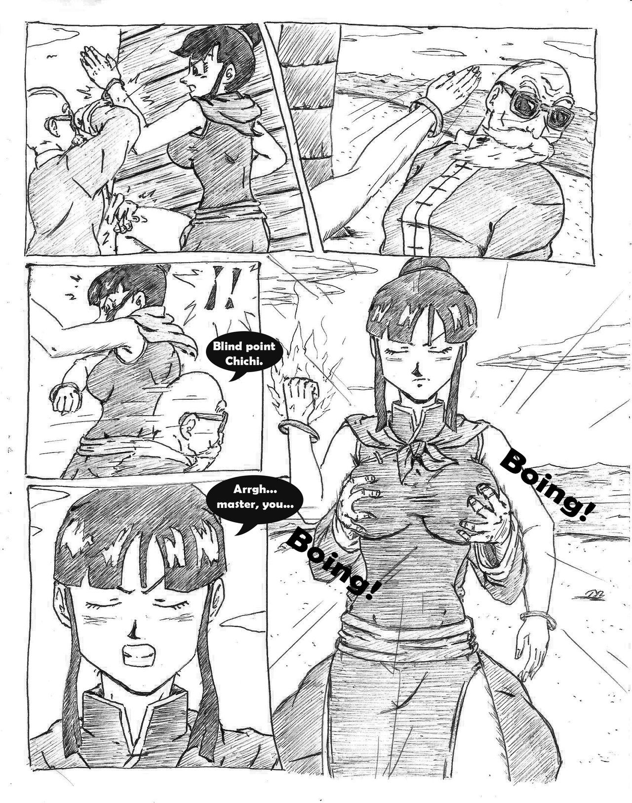 Training of Chichi (Dragon Ball Z) page 9