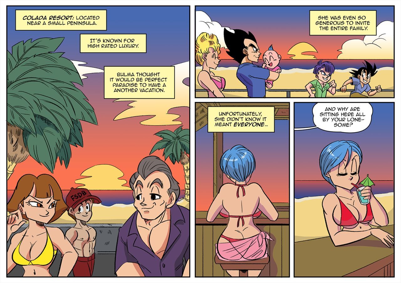 Summer Paradise King Of The Isle (Dragon Ball Z) page 6