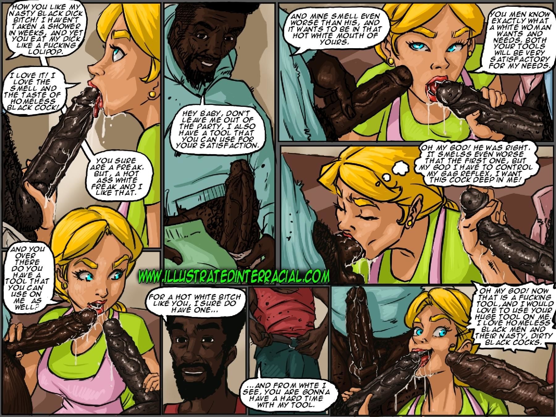 Horny Little Jane - Illustrated Interracial page 4