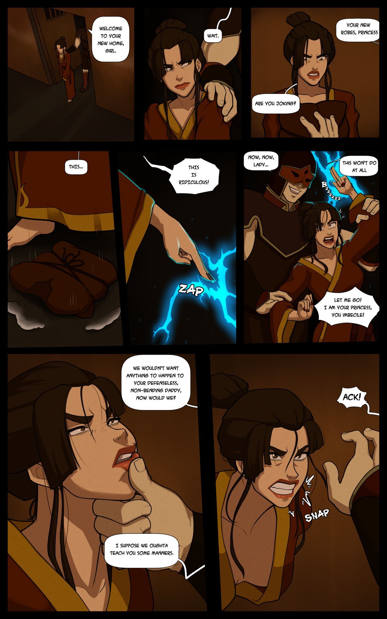 Azula in the Boiling Rock Avatar page 3