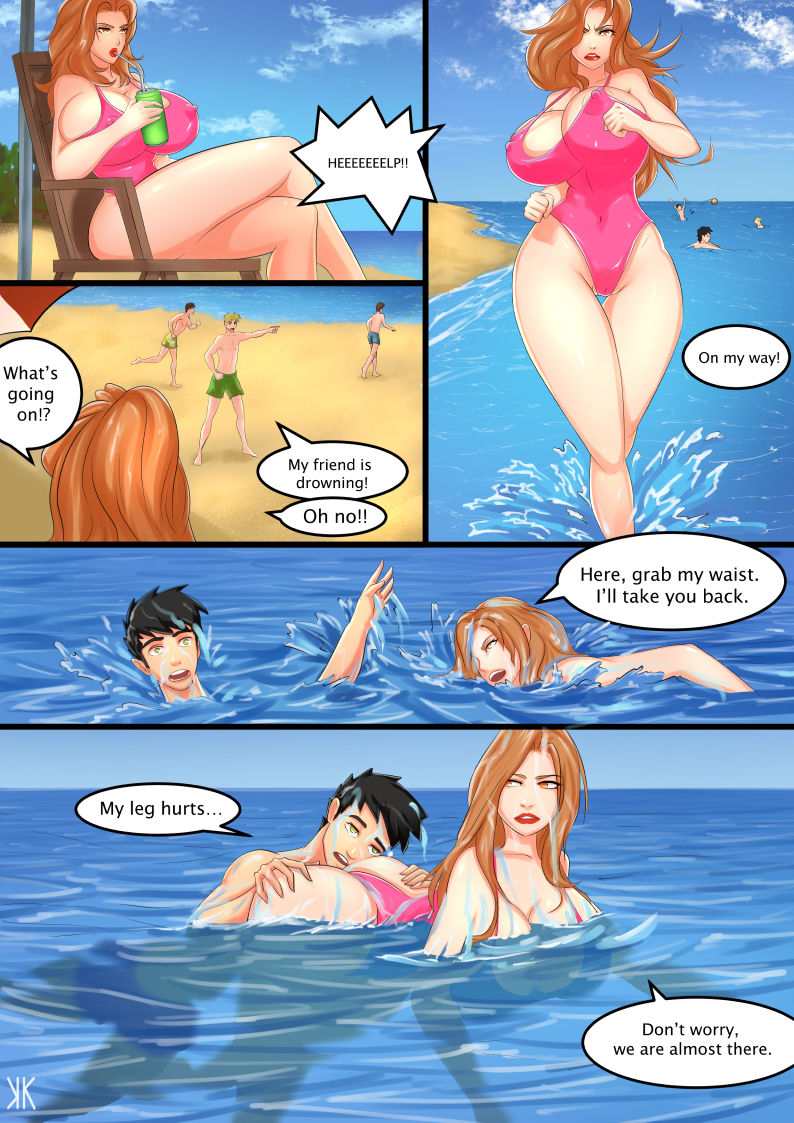 My Friend Is Drowning! Kinkamashe page 2
