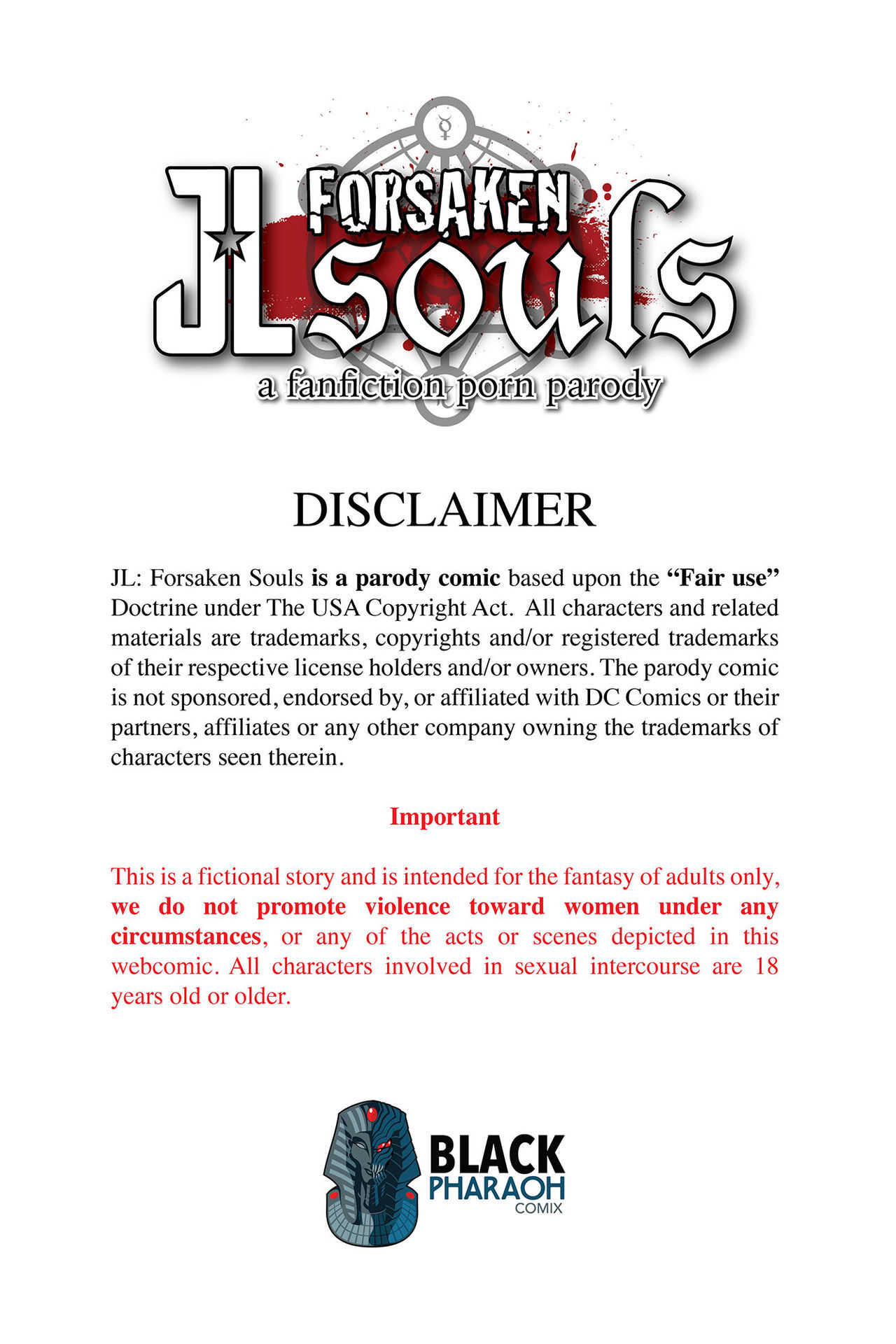 JL Forsaken Souls - Black Pharaoh page 3