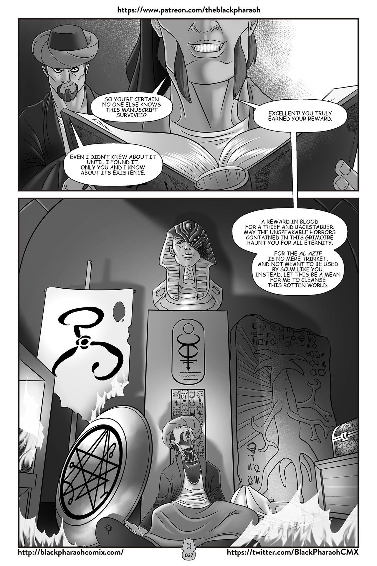 JL Forsaken Souls - Black Pharaoh page 40