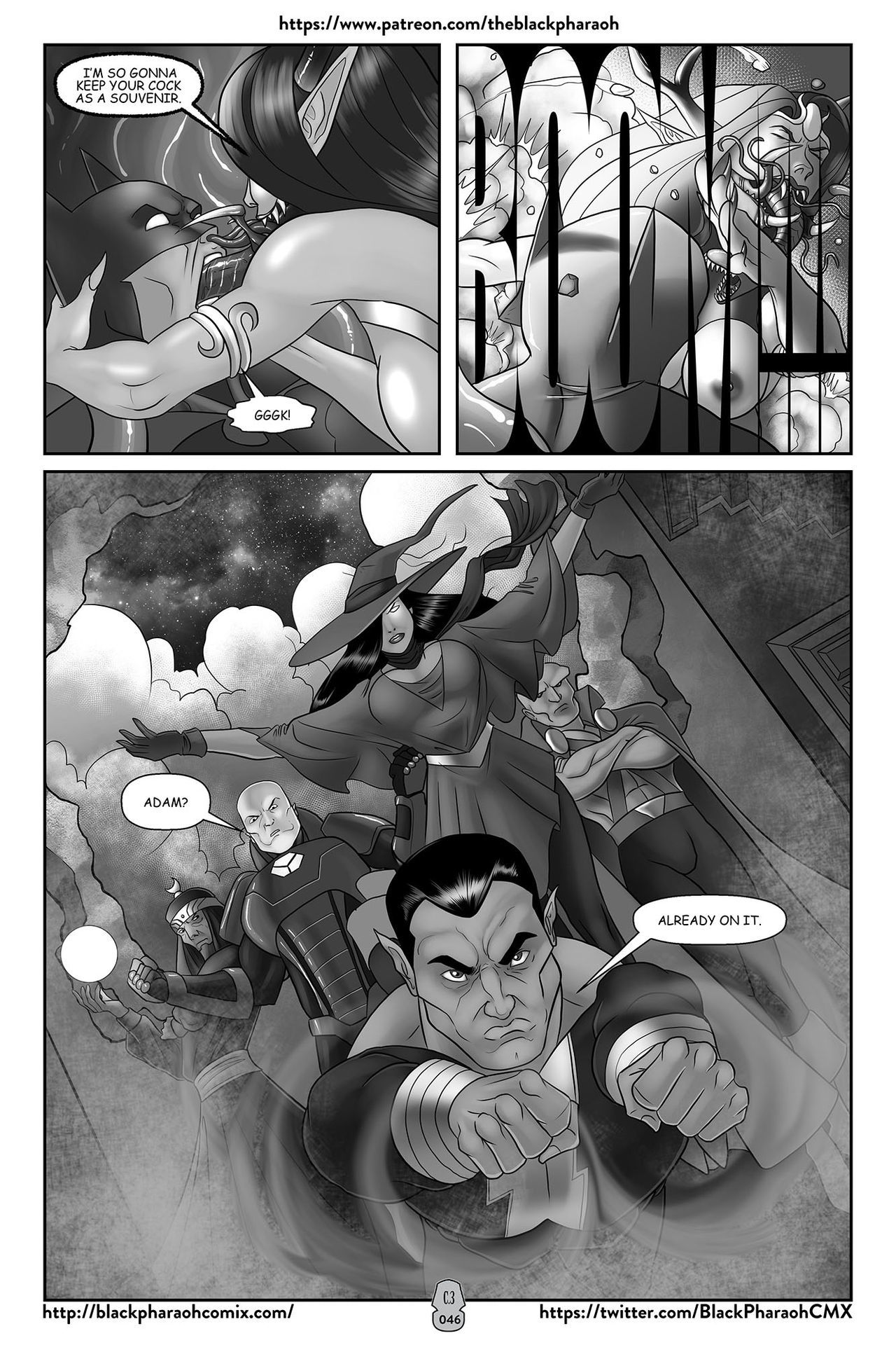 JL Forsaken Souls - Black Pharaoh page 49
