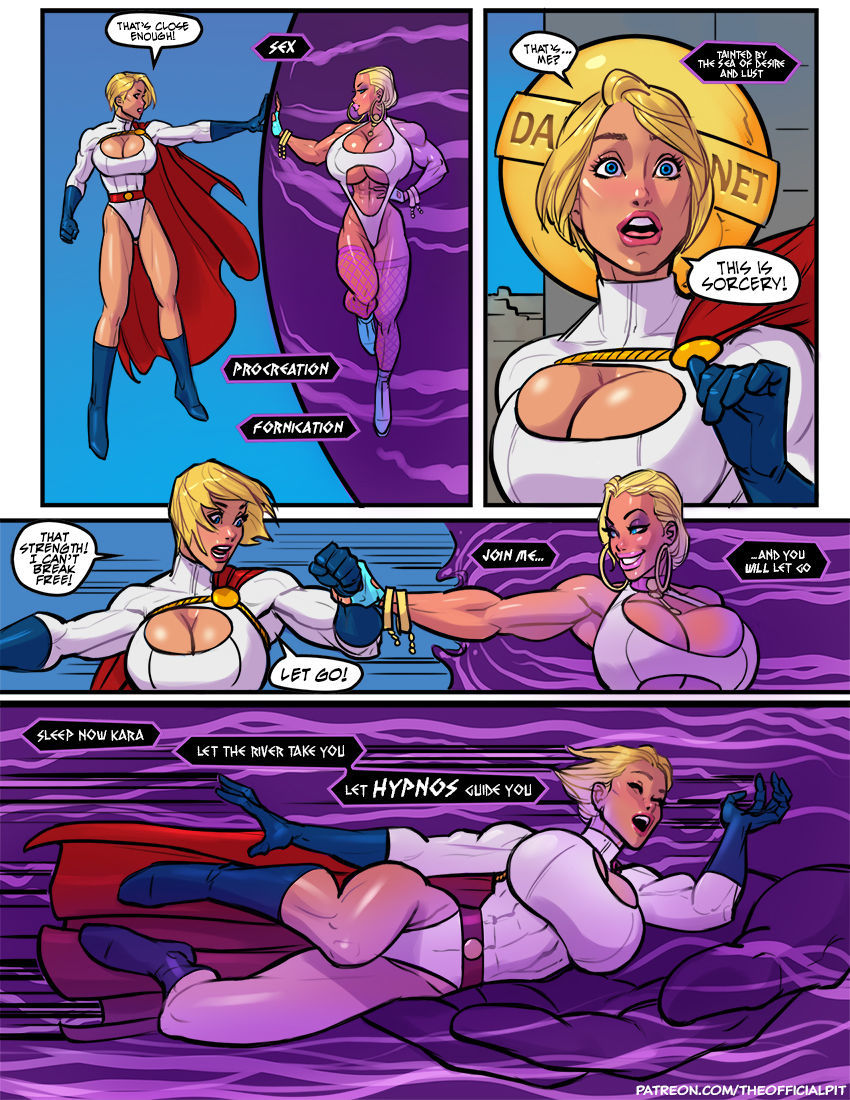 Power Girl vs Darkseid - The Pit page 4