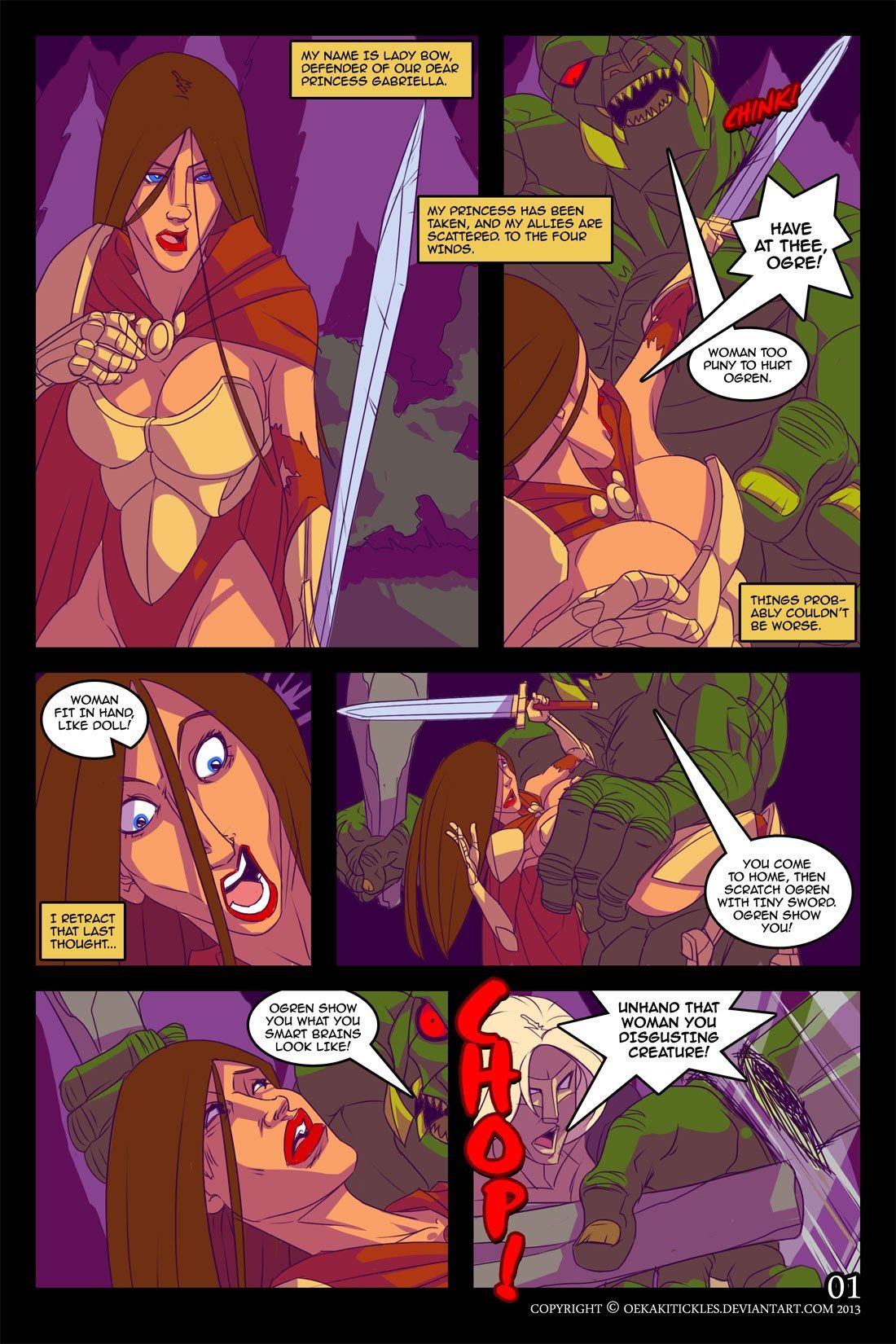 Bound by Duty 2 of 5 Old School Fantasy Drama page 3