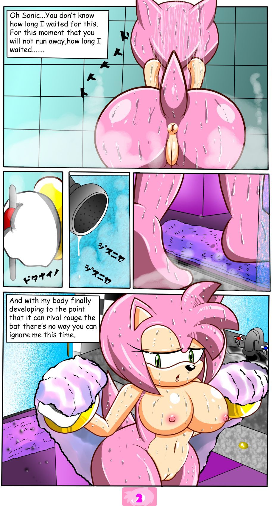 A Sweat Rose Sonic the Hedgehog by Nobody147 page 4