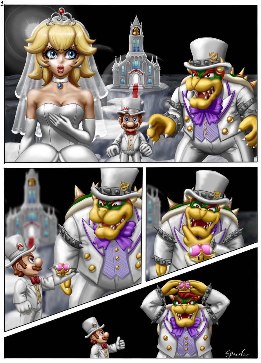 Bowsette Transformation (Super Mario Bros.) by Spacefur page 2