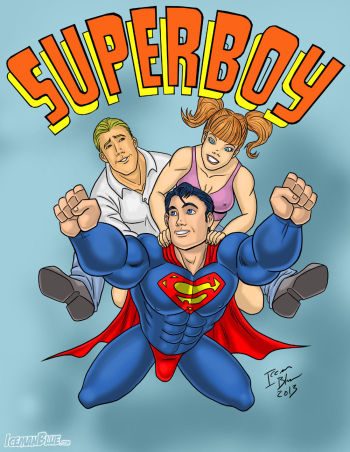 Superboy by Iceman Blue cover