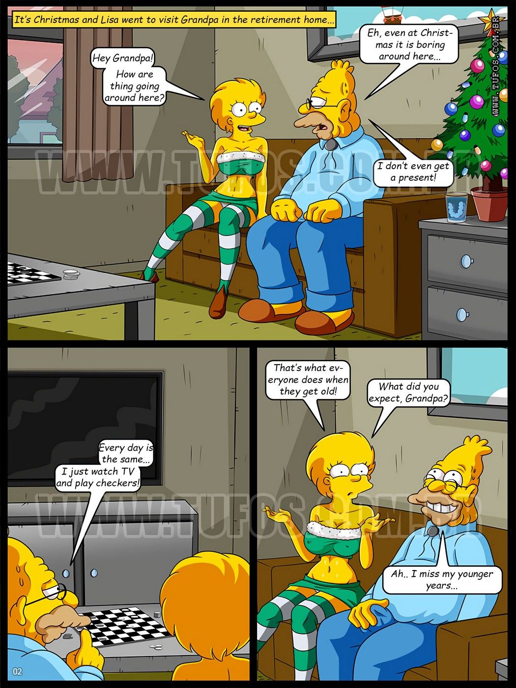 The Simpsons 10 - Christmas at the Retirement Home - Tufos page 2