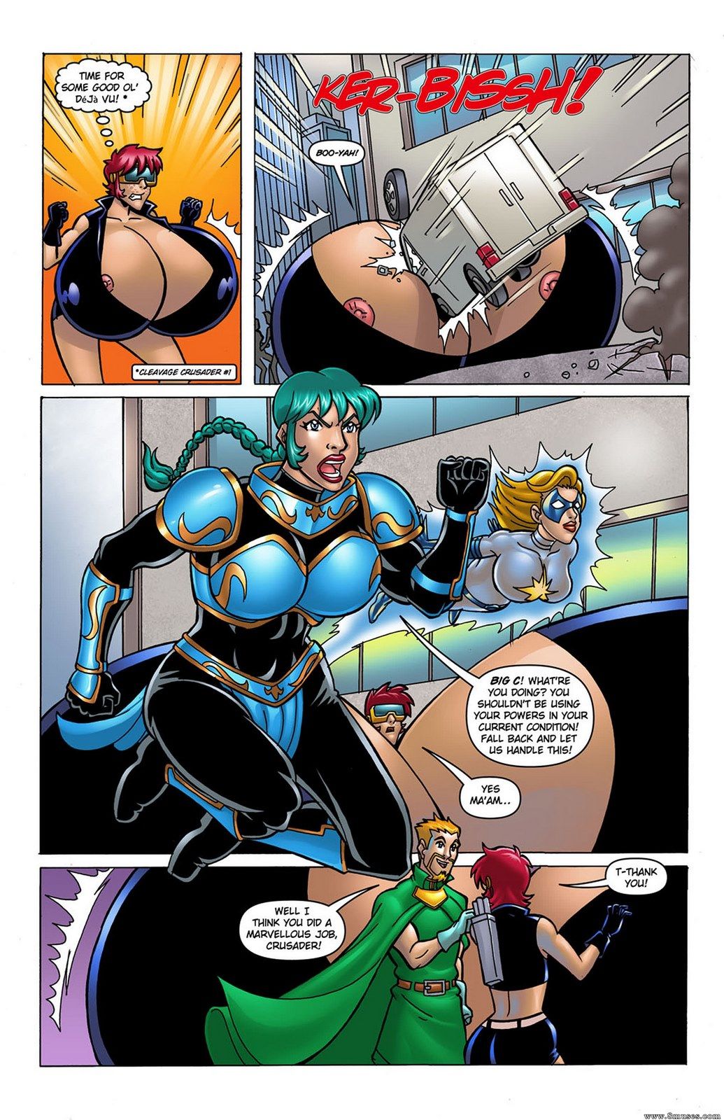 Power Patrol & The Cleavage Crusader (Control Freak) page 11