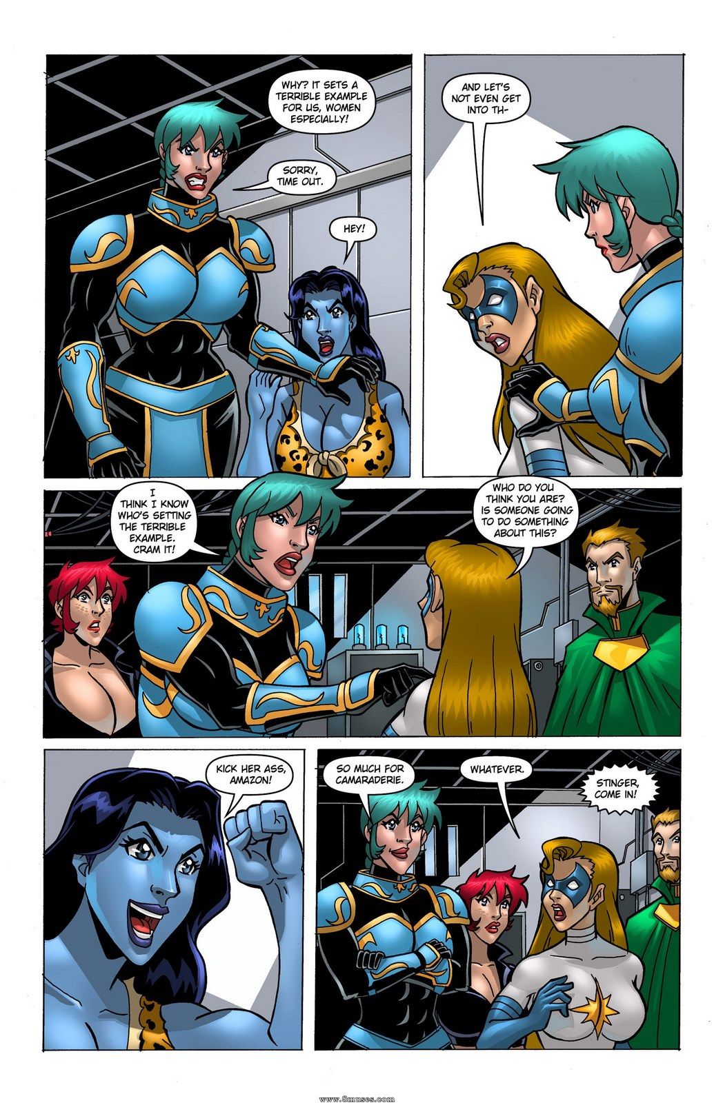 Power Patrol & The Cleavage Crusader (Control Freak) page 9