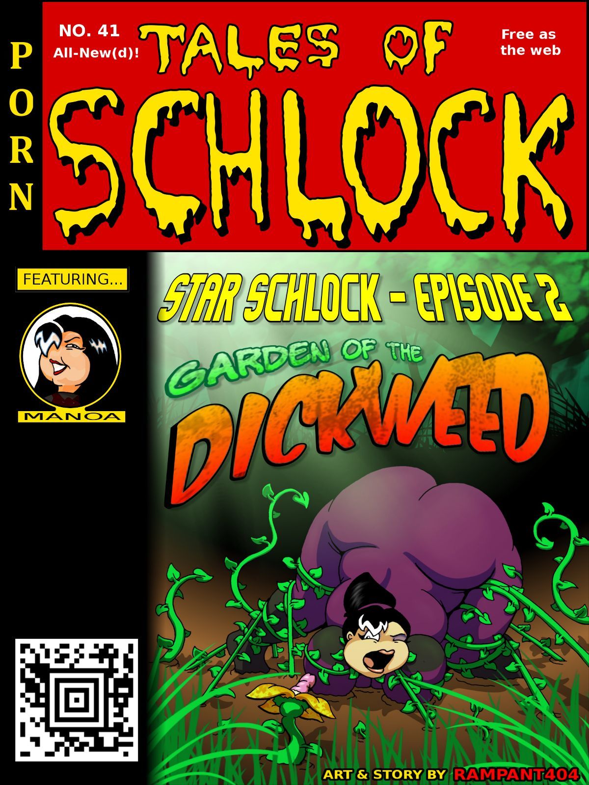 Tales of Schlock 41 - Garden of the Dickweed Rampant404 page 1