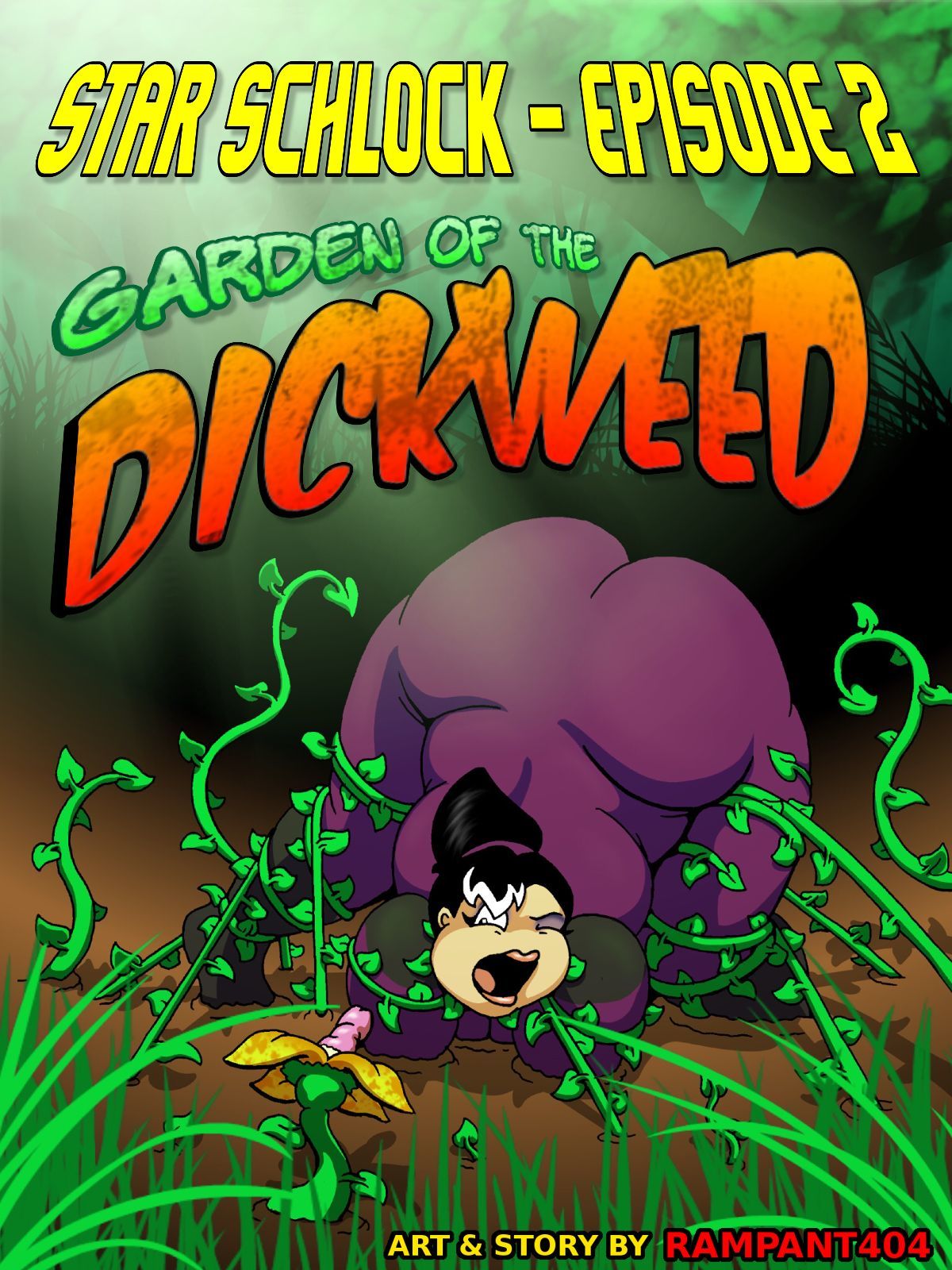 Tales of Schlock 41 - Garden of the Dickweed Rampant404 page 2