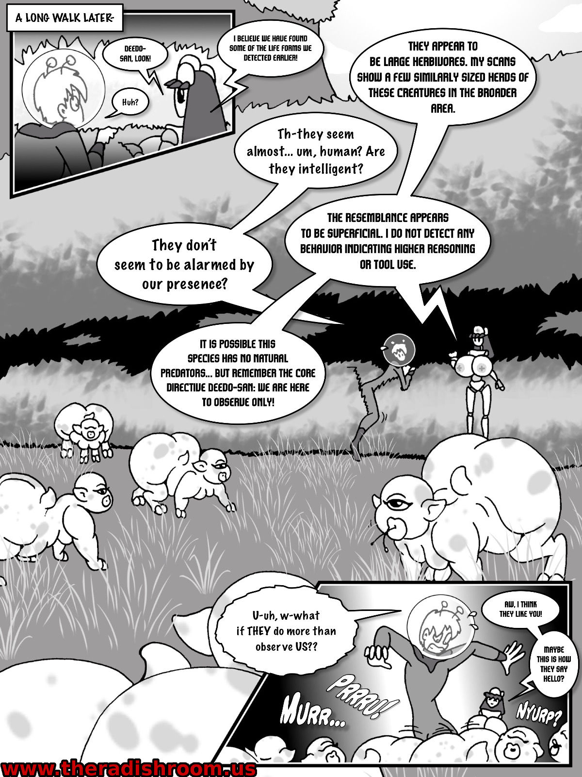 Tales of Schlock 41 - Garden of the Dickweed Rampant404 page 6