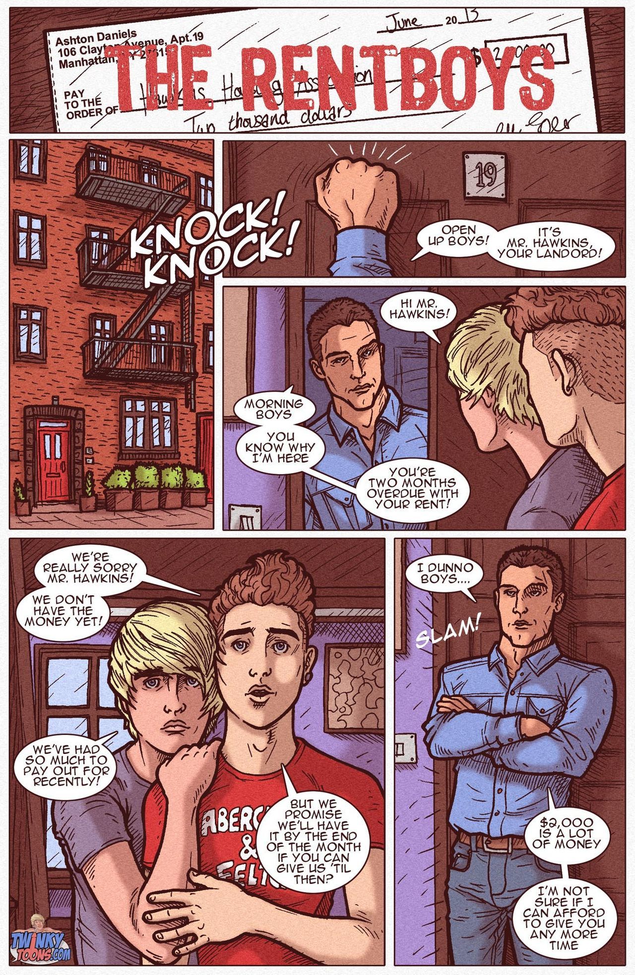 Rent Boys Twinks Gay (Patrick Fillion) page 1