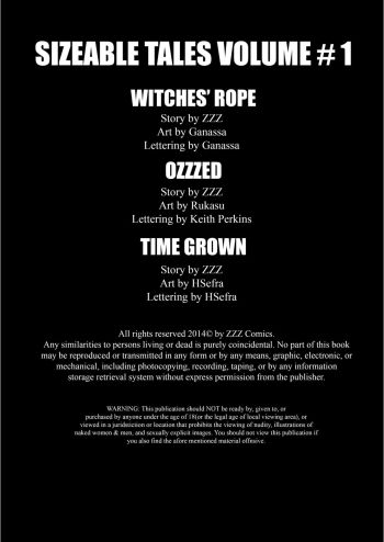 Sizeable Tales 1 CE Witches Rope by ZZZ cover