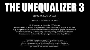 The Unequalizer Part 3 ZZZ cover