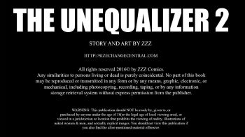 The Unequalizer Part 2 ZZZ cover
