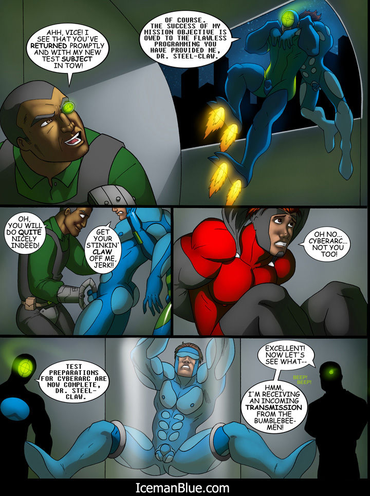 Cosmic Heroes Ch.2 Iceman Blue page 12