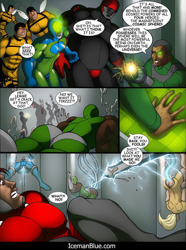 Cosmic Heroes Ch.2 Iceman Blue page 23