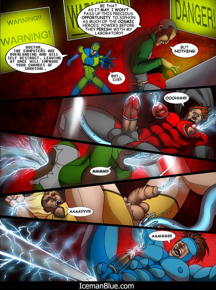 Cosmic Heroes Ch.2 Iceman Blue page 24