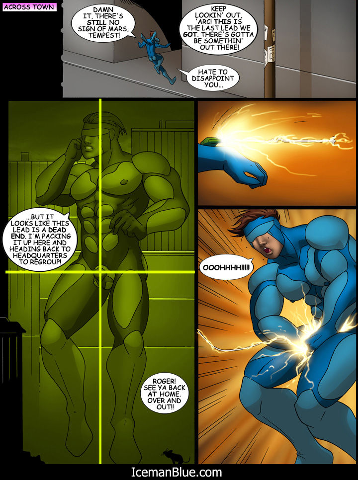 Cosmic Heroes Ch.2 Iceman Blue page 4