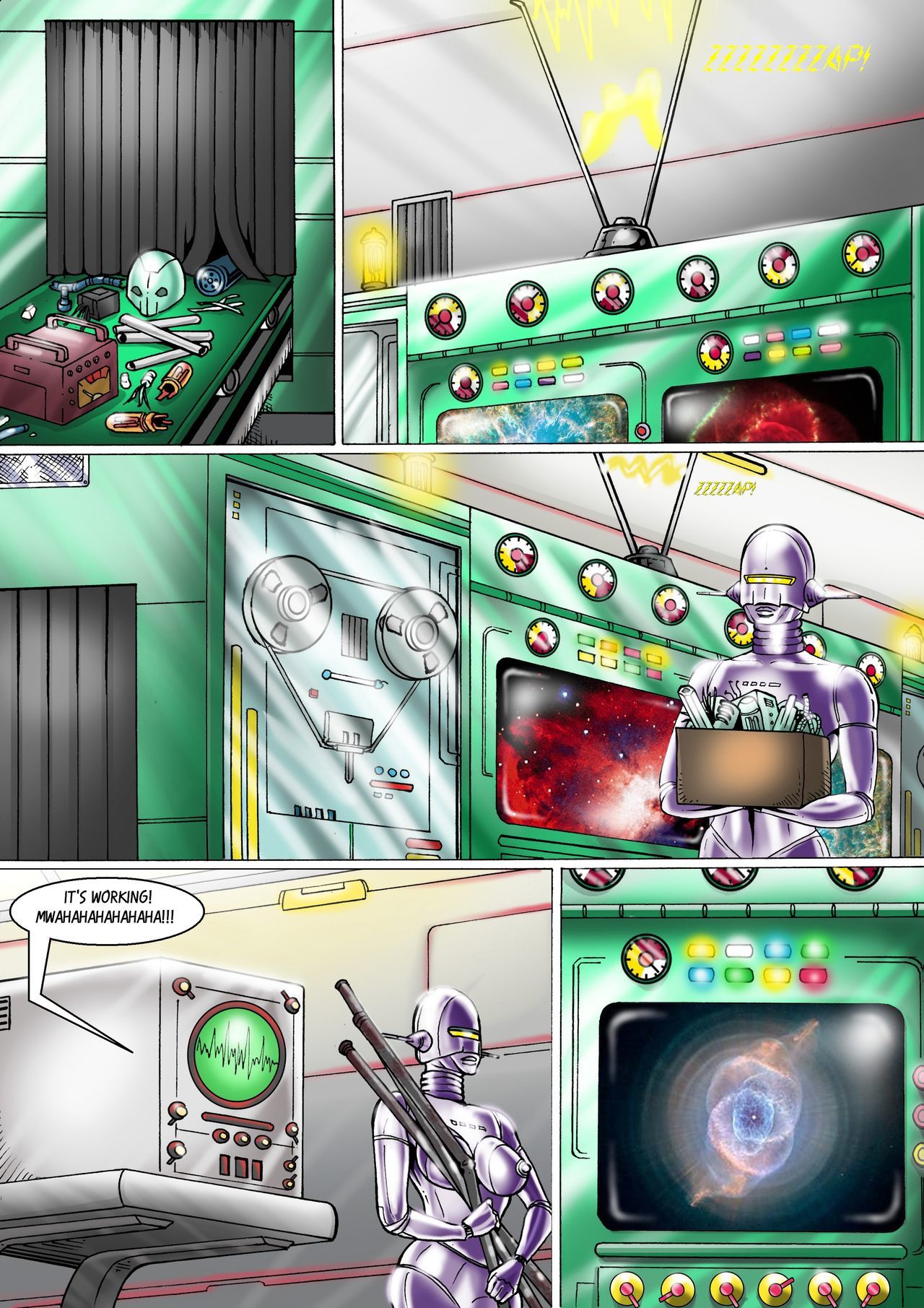 Future F.A.I.T. by Predator & Robotman page 4